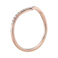 thumbnail image 2 of 0,20 Carat Rond Excellent Véritable Diamond Nouvelle Conception Alliance pour Mariage en Or Rose Massif 18K Taille 11, 2 of 7