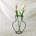 thumbnail image 1 of Dvkptbk The Racks Minimalist Abstract Vase Black Iron Brief Vase Flower Racks Ornaments Home Decor on Clearance, 1 of 3