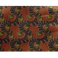thumbnail image 4 of oneOone Georgette Viscose Fabric Spiral & Floral Block Print Fabric By The Yard 42 Inch Wide, 4 of 4