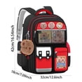 thumbnail image 3 of **Large Capacity Cute Capybara Backpack For Junior High Students Durable And Easy To Clean Ergonomic Design For Back ** Stationery Organizer Rhinestones for Crafts Stationery Cards And Envelopes Set, 3 of 3