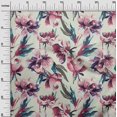 thumbnail image 3 of oneOone Viscose Chiffon Maroon Fabric Florals Sewing Craft Projects Fabric Prints By Yard 42 Inch Wide, 3 of 4