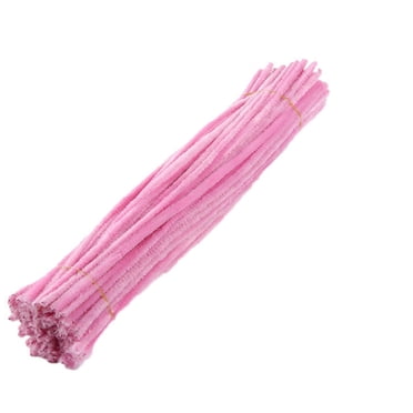 Yuehao 100Pc Cleaners Chenille Stem, Solid Color Pipe Cleaners for Pipe Cleaners Diy Arts Crafts Decorations, Chenille Stems Pipe Cleaners