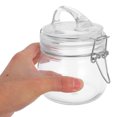 thumbnail image 3 of Kitchen Glass Storage Jars with Lid for Kitchen Honey Pickles Empty Transparent Airtight Food Storage Jar Glass Container 500ml, 3 of 8