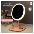thumbnail image 2 of Makeup Mirror LED Vanity Mirrors Three Lights Cosmetic Miroir With Touch Stand Mirror Adjustable Lighted Make Up Desk Mirrors ,Widely Use, 2 of 7