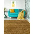 thumbnail image 2 of Tapis à poils longs Confetti vert herbe & marron de 5 pi. x 7 pi., 2 of 4