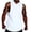 White, variant on Lightw8 Hoodie for Men Sleeveless Muscle Gym T Shirt with Pocket Basketball Training Top 1 Pc