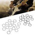 thumbnail image 3 of Guitar Nut Washer Electric Guitar Nut Washer Kit, G3 Guitar Jack Nut,Behangroller Kit Female Jack Socket Nuts Metal Washer Nuts for Electric Guitar Bass G3 / 8, 3 of 8