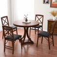 thumbnail image 3 of Costway 2 Pack Folding Dining Chairs Foldable Chairs with PVC Padded Seat & High Backrest, 3 of 10