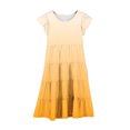 thumbnail image 4 of Tranfacy Robes d'Été pour Ados, Robes pour Filles Taille 10-12, Robe d'Été pour Filles 6-15 Mode Robe à Dégradé de Couleurs avec Poches Manches Courtes Col Rond Robe Trapèze, 4 of 5