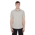thumbnail image 1 of Dark Black Men's Short-Sleeve Button-Down Shirt, 1 of 6