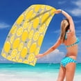 thumbnail image 4 of LSLJS Beach Towel Été Essentials Plage Microfibre Beach Towel Super Léger Coloré Bain Serviette Sable Couverture Plage Serviette Multifonctions pour Voyage Piscine 30 X 60 Pouces Beach Towel, 4 of 6