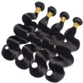 thumbnail image 1 of Body Wave Bundles Peruvian Human Hair Double Weft Bundles 1/3 Human Hair Bundles Natural Color 8-30Inch Virgin Human Hair Extensions Perruques Extensions de cheveux humains, 1 of 7