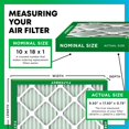 thumbnail image 2 of Filterbuy 10x18x1 Air Filter MERV 13 Health Defense, HVAC AC Furnace Air Filters Replacement (2-Pack), 2 of 9