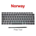 thumbnail image 1 of Nouveau A1932 Key Keycaps Cap Papillon Claviers Réparation pour Macbook Air Retina 13 Pouces 2018 2019 Année Norway, 1 of 6