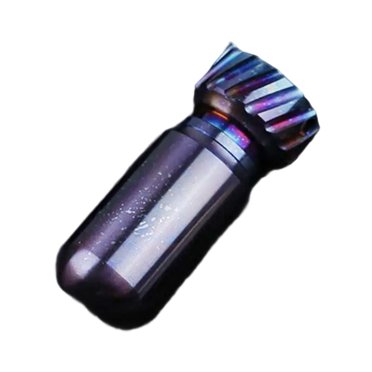Mosiee Pure Ti Keychain Pill Holder Waterproof Pill Fob Case For Camping Hiking Travel