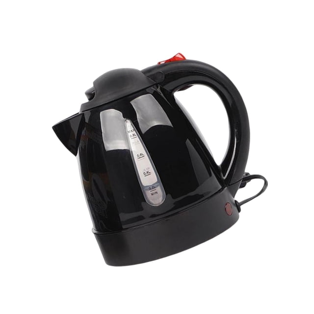 1L Car Electric Kettle Drinking Mug for Hot Self Driving Tour Black 24V 250W
