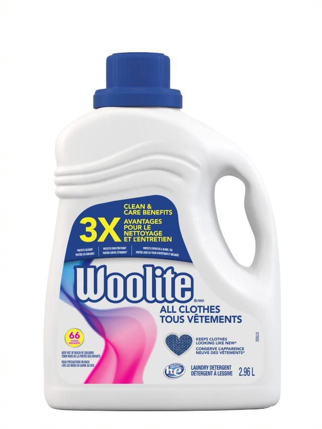Woolite All Clothes Laundry Detergent 2.96L - Clothes looking like new 1 Count