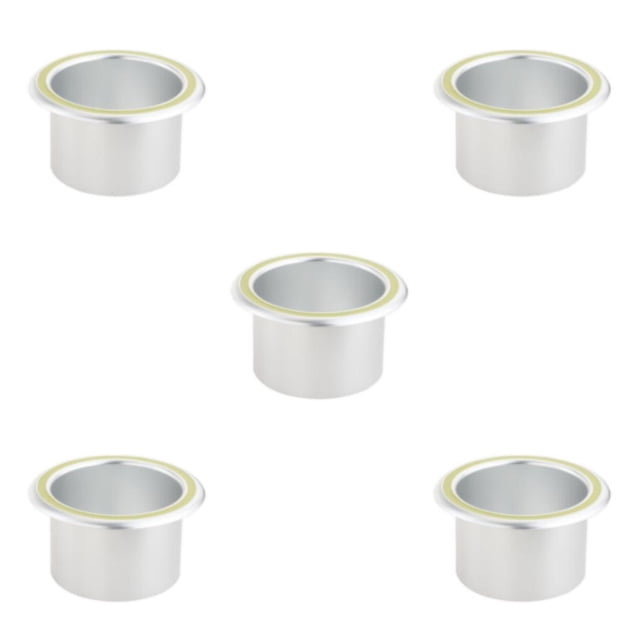 Decodeary Convenient Universal Cup Drink Holder for Car RV Marine Sturdy and Practical White luminous ring 102mm 5Set