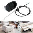 thumbnail image 3 of Metal Recliner Handle Replacement Parts with Cable, Recliner Sofa Chair, Reclining Furniture Repair Accessories, 3 of 7