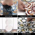 thumbnail image 2 of MeyJey Kitchen Rug Set of 2, Anti Fatigue Kitchen Mat 2 Pieces, Non Skid Waterproof Cushioned Boho Floor Mat and Runner Rug, 17"x28"+17"x48", Colorful, 2 of 6