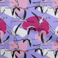 thumbnail image 1 of oneOone Polyester Spandex Amethyst Fabric Flamingo Sewing Craft Projects Fabric Prints By Yard 56 Inch Wide, 1 of 5