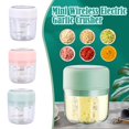 thumbnail image 4 of Electric Garlic Chopper Meat Grinder Crusher For Vegetable Fruit Hot Food H9S1, 4 of 9