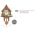 thumbnail image 4 of jifeng Objets de Collection Décoratifs Horloge en Bois à Piles Déco Maison E E, 4 of 9