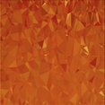 thumbnail image 1 of Ahgly Company Tapis d'Intérieur Lavable à la Machine, Carré, Transitionnel, Orange Rouge Orange, Tapis de Zone, 6 Pieds Carré, 1 of 7