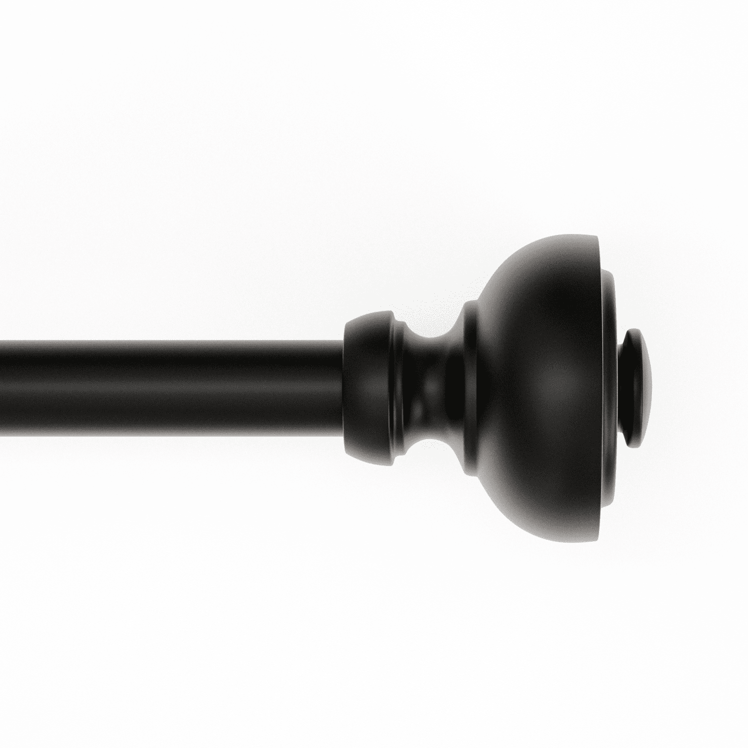 Tringle à rideaux réglable Mainstays noire Cameron urn de 1,9 cm, (76 cm à 213 cm)