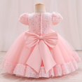 thumbnail image 4 of Robes pour Filles Formelles à Manches Bouffantes Robes de Bal Robe en Tulle pour Filles Robe de Concours pour Filles 18-24 Mois, 4 of 4