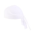 thumbnail image 2 of Comfortable Cotton Pirate Caps Headband Breathable Head Wrap Cycling Caps White, 2 of 8