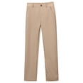 thumbnail image 2 of XDZJLR Pantalon Fille Robe Enfant Très Extensible avec Poches Mode Décontracté Bas Kaki 13-14 Ans, 2 of 6
