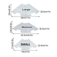 thumbnail image 3 of PRETXORVE Cute Key Pouch Template Set Key Stencil Chalk Marker Wallet Acrylic Clear Quilting Stencil Sewing For Template Sewing DIY, 3 of 4