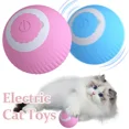 thumbnail image 2 of Electric Cat Ball Toys USB Rechargeable Smart Interactive Cat Toy ABS Intelligent Rolling Toy Ball for Kitten Dog Playing Pink 1pc, 2 of 6
