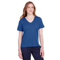 thumbnail image 1 of Ladies' CrownLux Performanceâ„¢ Plaited Rolled Sleeve Top DG20WB, 1 of 2