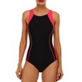 thumbnail image 1 of Beautyin Women's One Piece Athletic Racerback Swimsuit Slimming Bathing Suit, 1 of 5