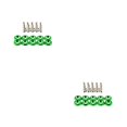 thumbnail image 4 of Baohd Sturdy And Durable Car Screw Bonnet Gaskets Made With Materials Easy To Install Car Modification Gasket Screws Green screw 2Set, 4 of 6