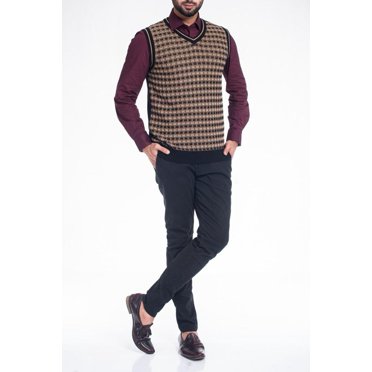 MEN'S SWEATER BLACK BROWN