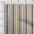 thumbnail image 1 of oneOone Tissu Popeline de Coton Rayures Multicolores Tissu Imprimé 1 Yard 56 Pouces de Large, 1 of 3