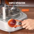 thumbnail image 4 of KFFKFF Rotisserie Grill, Upright Chicken Shawarma Cooking Device for Countertop, Electrically Powered Stainless Steel Broiler, Gyro Oven and Doner Kebab Maker, 4 of 9