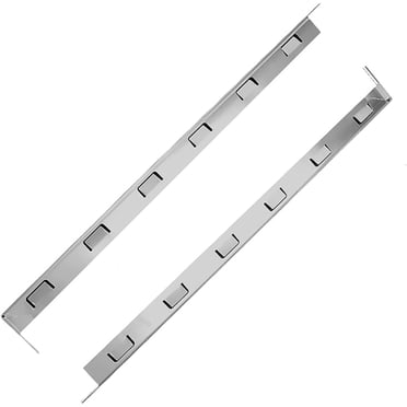 Couvercles d'Écart pour Cuisinière en Acier Inoxydable - Ne Fondent Pas et Ne Brûlent Pas comme des Couvercles en Silicone, Résistants à la Chaleur et Faciles à Nettoyer, Couvercle d'Écart pour Comptoir de Cuisinière. (Largeur (1,0 cm) Longueur (23 Pouces))