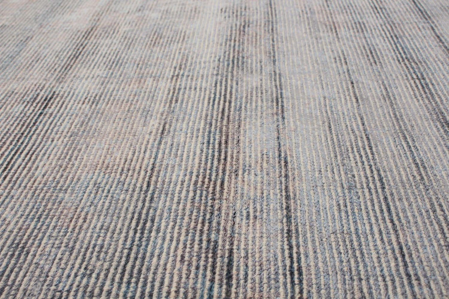 ECARPETGALLERY 5'0" x 7'8"  Transitional Galleria Hand Loomed Area Rug for Living Room, Dining Room and Bedroom in Blue