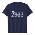 thumbnail image 1 of Pompotops T-Shirt Décontracté à Manches Courtes pour Femmes avec Imprimé Lettre, 1 of 6