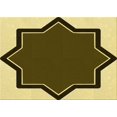 thumbnail image 1 of Ahgly Company Tapis Rectangulaire Lavable en Machine Intérieur Transitionnel Marron, 7 Pieds x 9 Pieds, 1 of 7