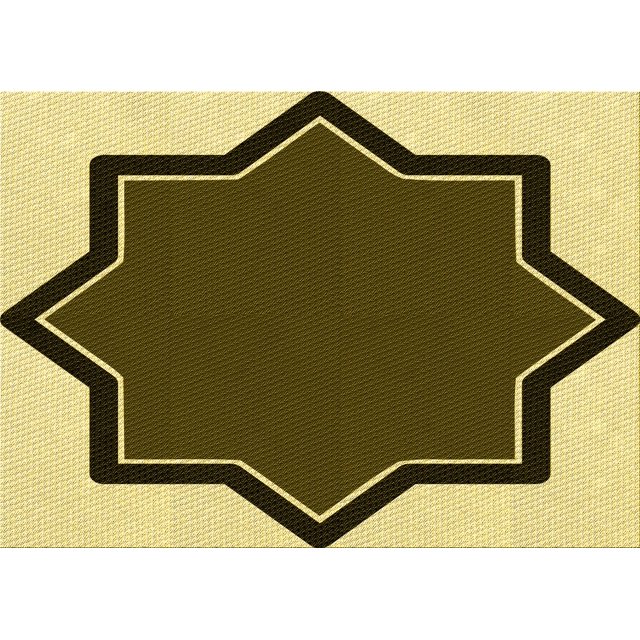 Ahgly Company Tapis Rectangulaire Lavable en Machine Intérieur Transitionnel Marron, 7 Pieds x 9 Pieds