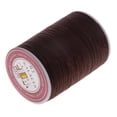 thumbnail image 3 of veasfak 130M 0 . 5mm Round ed Thread String Leather Sewing - Dark Dark Brown, 3 of 8