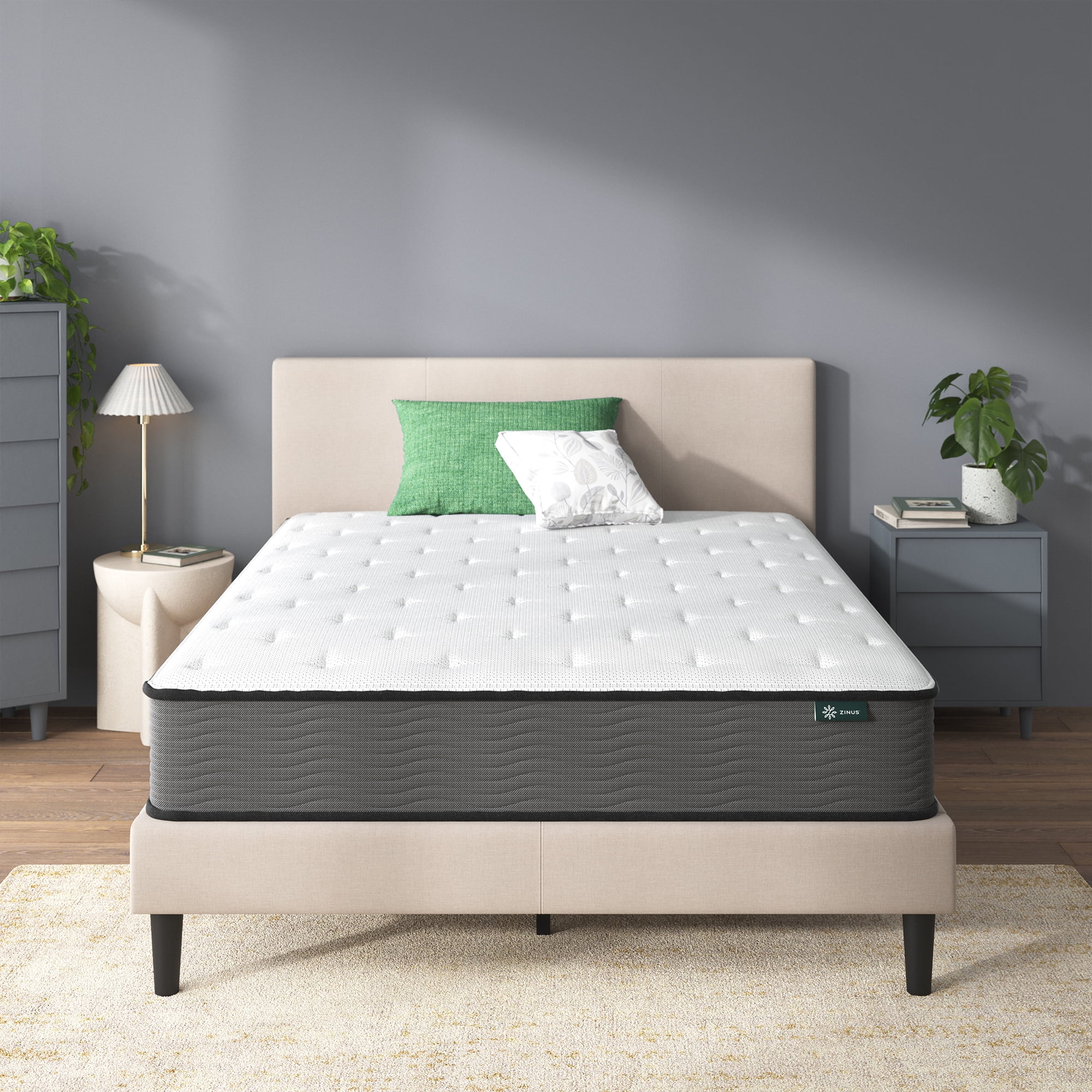 Matelas hybride à ressorts ensachés Zinus True Support de 10 pouces