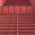 thumbnail image 1 of Ahgly Company Tapis d'Intérieur Lavable en Machine Carré Rouge Tomate, 8 Pieds Carré, 1 of 7