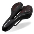 thumbnail image 1 of WEST BIKING Gel-Enhanced Comfort Bike Saddle for Mountain Bikes, Universal Fit with Hollow Design, Soft Polyurethane Material, Available in Multiple Colors (Red), 1 of 5