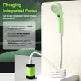 thumbnail image 4 of Lixada Lixada Rechargeable 6000mAh Portable Camp Shower with Temperature Display, Eco-Friendly PVC & Silicone, Ideal for Outdoor Adventures (Multiple Colors Available), 4 of 6